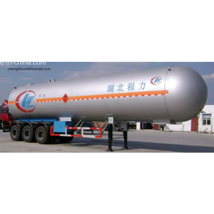3 Axle 49.6 Cbm LPG Tanker Semi Trailer