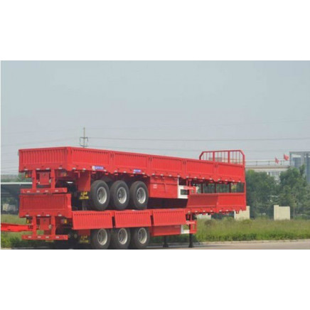 3-Axle Heavy Duty Side Wall Semi Trailer for Bulk Cargo