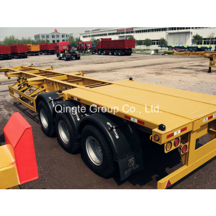 3 Axle Skeleton Container Semi Trailer (QDT9352TJZG)