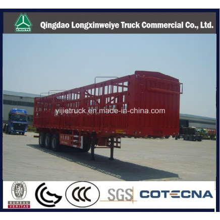 3 Axles 50ton Cargo Van Transport Semi-Trailer
