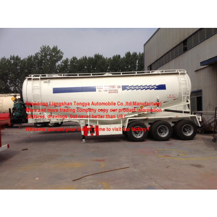 3 Axles, 50tons Cement Tanker Semi Trailer