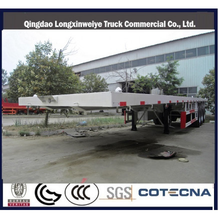 3 Axles Container Flat Bed Semi-Trailer