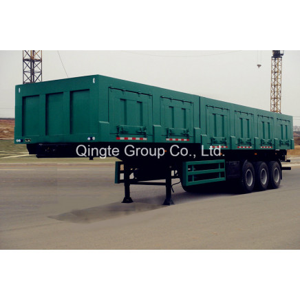 3 Axles Side Dump Tipper Trailer, Tipper Semi Trailer (QDT9400ZC)