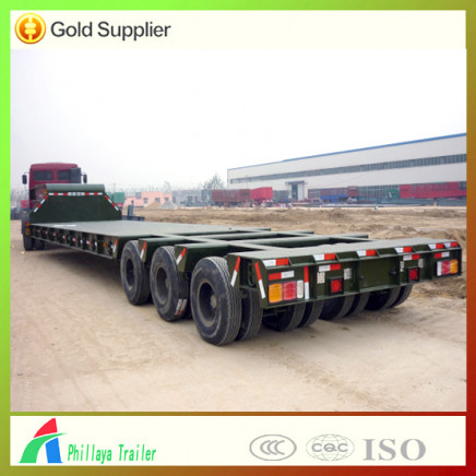 3 Lines 6 Axles 80-120tons Low Bed Semi Trailer