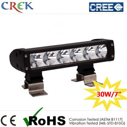 30W CREE LED Light Bar 7inch with IP68 (CK-BC10605)