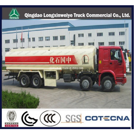 371HP HOWO 6X4 Tractor Truck & 3 Axles Fuel Tank Semi-Trailer