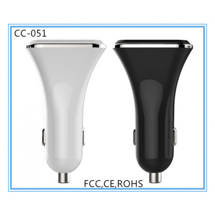 3USB 5.1A CE Approval Car Charger