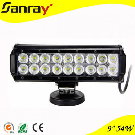 3W CREE LEDs 54W Offroad LED Light Bar