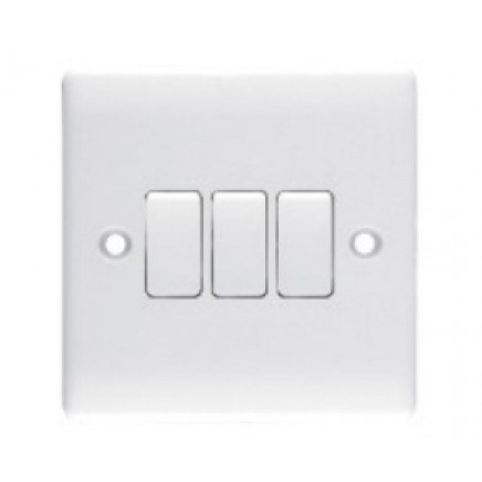 3gang1way Switch, Wall Switch, UK Switch, Bs Wall Switch