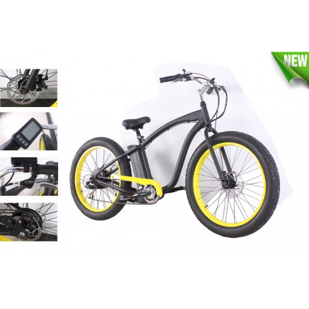 4.0 Inch Wide Fat Bike Electric Beach Cruiser