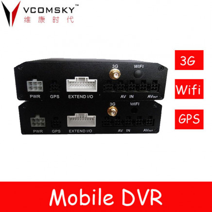 4-Channel Mobile DVR with GPS, Easy-to-Use on Screen Display (OSD)