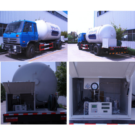 4 Ton Home Bottles Mobile LPG Gas Filling Station Truck