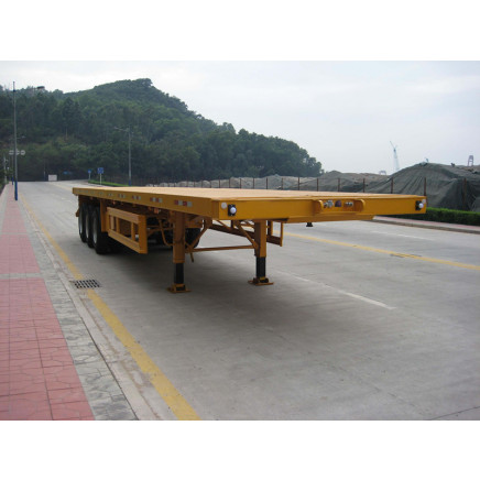 40feet Container Platform Semi Ttrailer