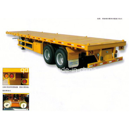 40ft Flatbed Container Semi Trailer in Africa