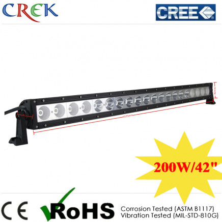 42" 200W CREE LED Light Bar LED Work Light