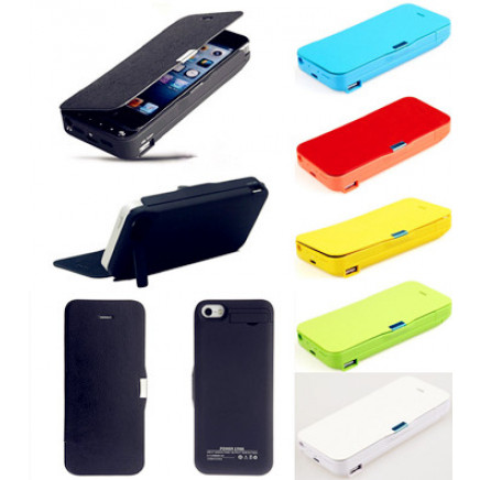 4200mAh External Battery Backup Charger Bank Power Case Cover for iPhone 5 5s 5c