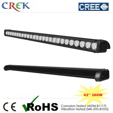 43" Inch 260W Auto Light Bar ATV off Road LED Bar for SUV, ATV, 4WD, Truck Work Light