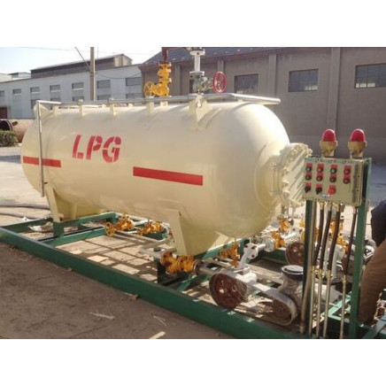 45, 000liters LPG Skid Station Truck Cylinder LPG Plant Filling Station for Negiria