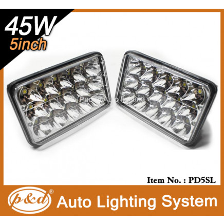 45W 5" Square Sealed Beam LED Driving Light (PD5SL)