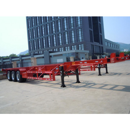 45ft Gooseneck Tri-Axle Skeleton Semi Trailer