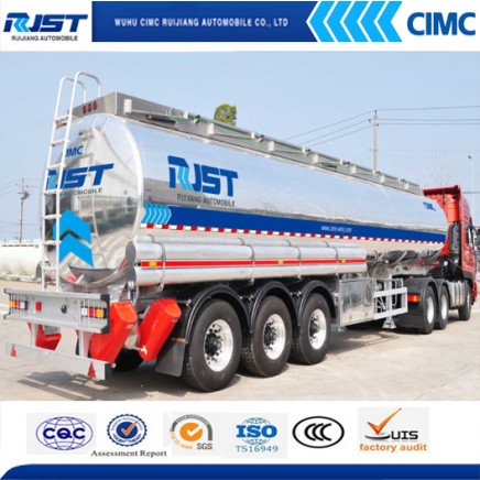 45m3 Aluminium Fuel Tank Semi Trailer/Oil Tank (WL9405GYY)