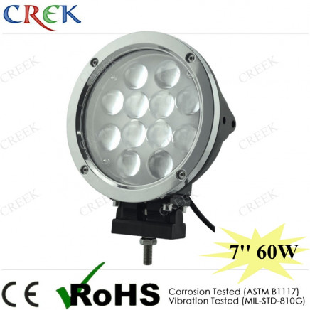 4D Lens 7'' 40W LED Work Drinving Lights for Truck (CK-DC1205A)