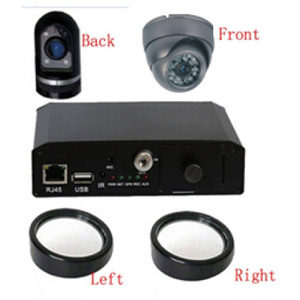 4channel Taxi Monitoring System Mobile DVR & Car Camera