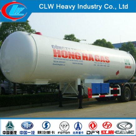 50m3 20ton Pressure Vessel LPG Tank Trailer, LPG Tank Trailer