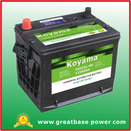 55D23L- Mf Automotive Battery Starting Battery