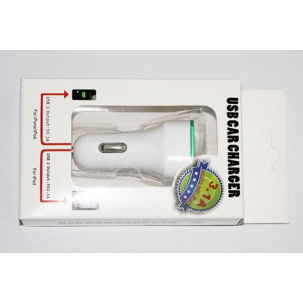 5V/3.1A Dual USB Car Charger (CC-056)