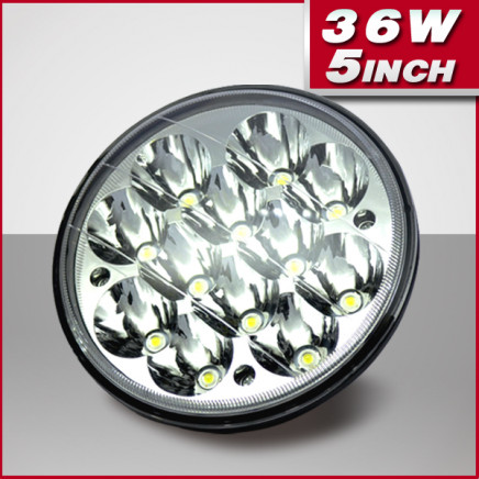 5inch Spot Beam Round 36W Sealed Beam LED Headlight (PD5SL-36)