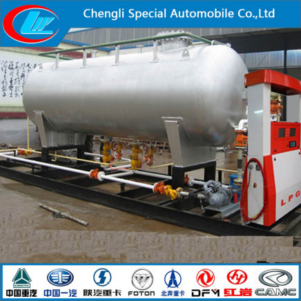 5t LPG Skid Station for Sale with Dispenser Machine for Gas Cylinder