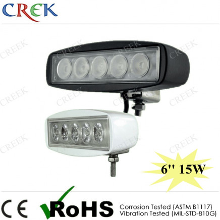 6'' 15W LED Work Light 9V - 36V for Tank (CK-WE0503A)
