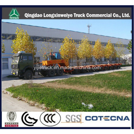 6 Axles Hydraulic Gooseneck Modular Trailer 180ton