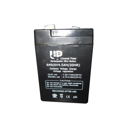 6 Volt Lead Acid Battery 6V 4.5ah for Alarm System