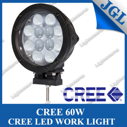 60W 5W Per CREE LED Chip 4X4 Offroad Truck High Lumens Spot/Combo CREE off Road ATV LED Work Light for Vehicles