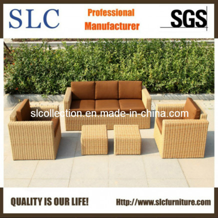 6mm Half Round Rattan Outdoor Furniture/ Rattan Sofa Furniture/Rattan Outdoor Sofa (SC-B9508-H)