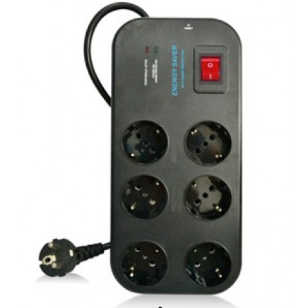 6way European Socket, with Overload Function