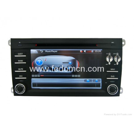 7 Inch Car Audio Stereo System for Porsche Cayenne with GPS Navigation System