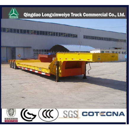 70ton Heavy Duty Low Bed Semi Trailer