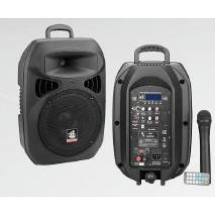 8'' 2-Way Portable Battery Speaker PS-0808bt-Wb