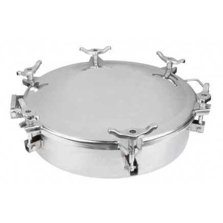 API 20'' Stainless Steel with 6 Claws Single Plate of Tanker Truck Manhole Cover H801A-500