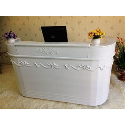 Acrylic Solid Surface Reception Desk with Customized Design