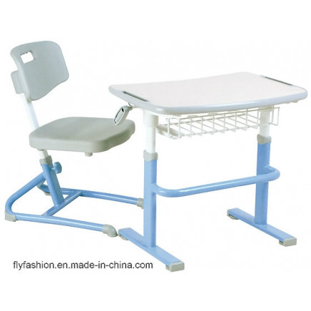 Adjustable Compact School Furniture Single Desk