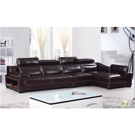 Afghanistan New Product Leather Sofa (L. P. 3820)