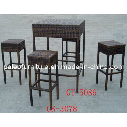 Alu Rattan Bar Set Furniture (PAD-3179)
