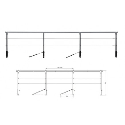Aluminum Alloy Guard Bar for Tanker Truck
