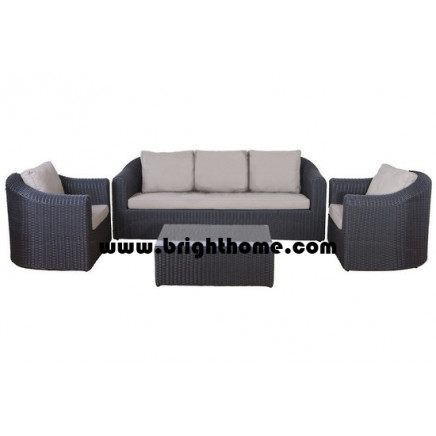 Aluminum Patio Rattan Outdoor Garden Sofa