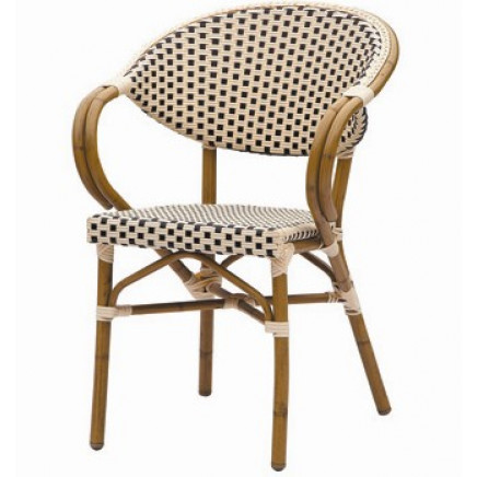 Aluminum Rattan Leisure Armrest Chair (BC-08014)