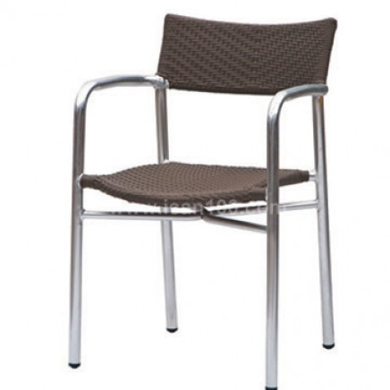 Aluminum Wicker Arm Chair (RC-06032)